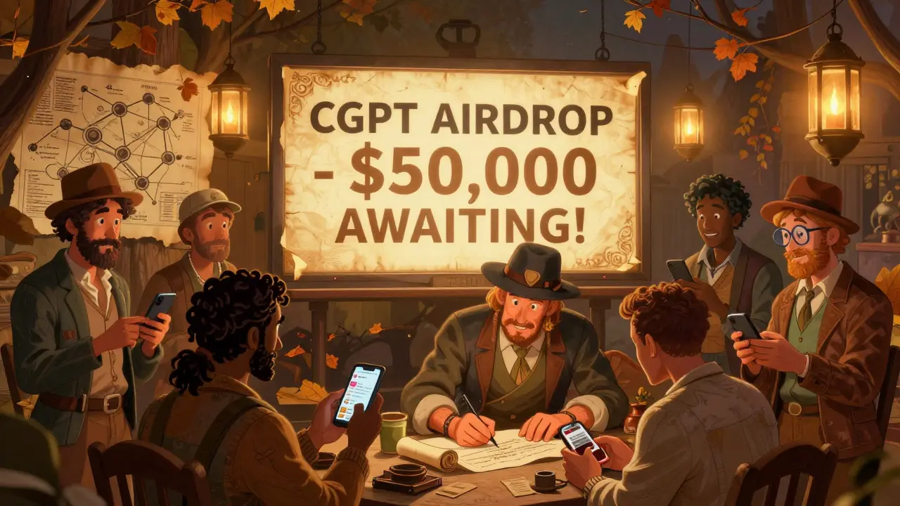CGPT x CoinMarketCap Airdrop: How to Qualify for the $50,000 ChainGPT Token Giveaway