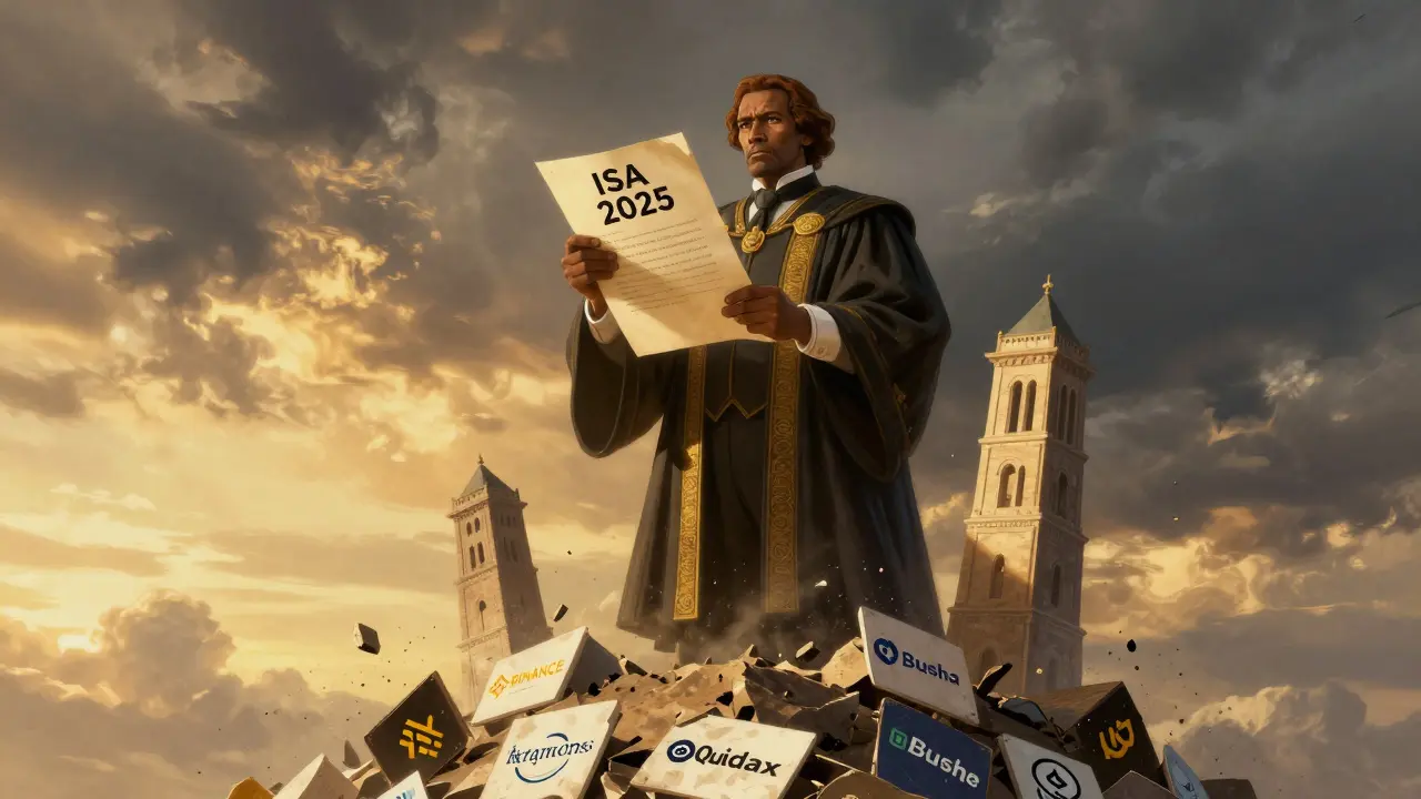 SEC regulator standing tall as unlicensed exchanges crumble, with only Quidax and Busha remaining strong.