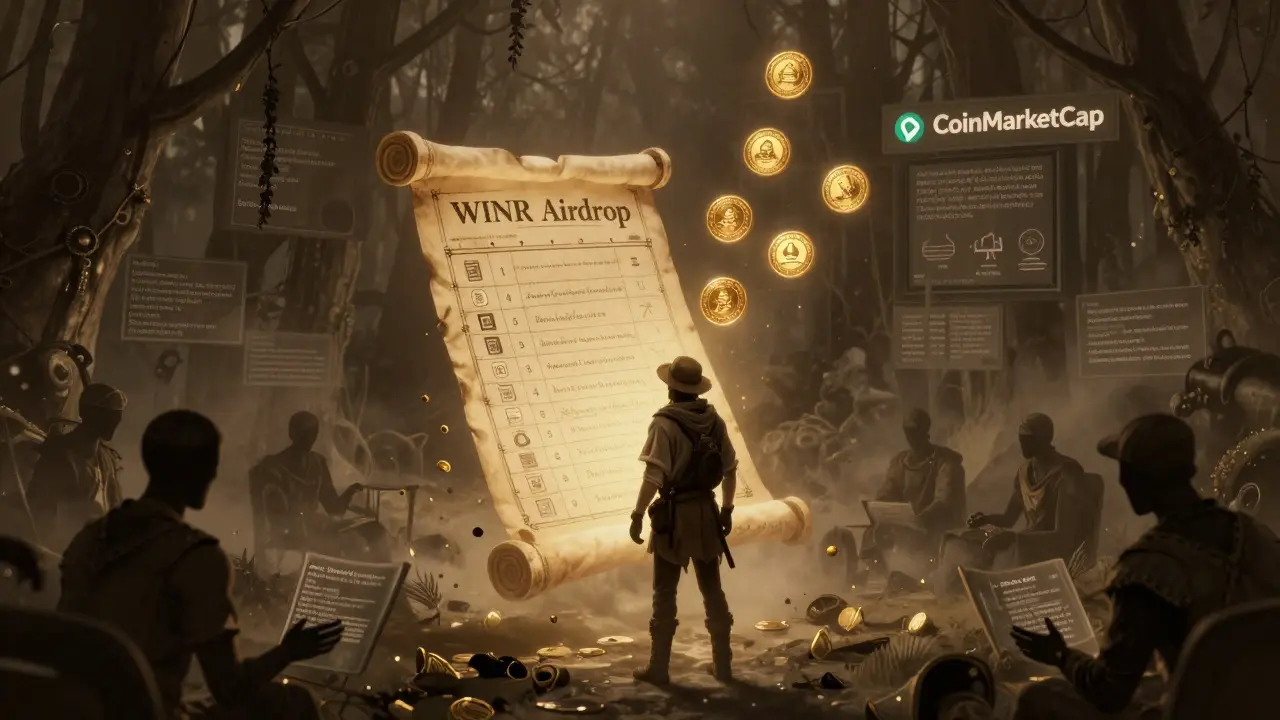 WINR JustBet X CoinMarketCap Airdrop: How to Participate and What You Need to Know