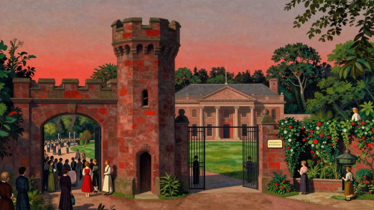 Four distinct gates representing access levels