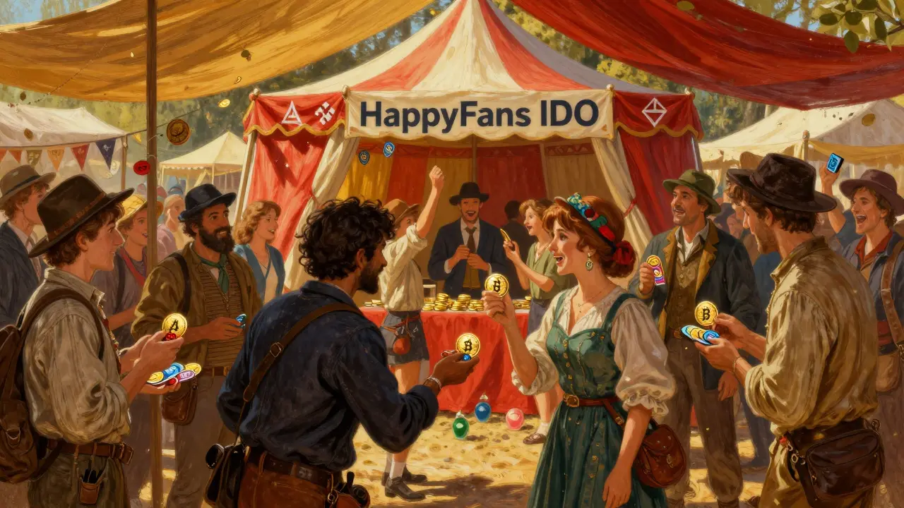 HappyFans (HAPPY) IDO and Airdrop Details: Historical Overview & Current Status