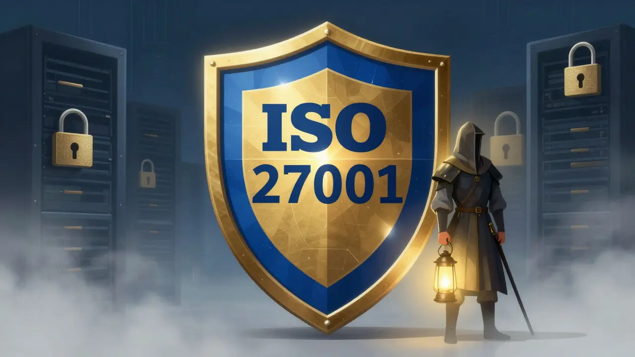 Symbolic shield representing security and data protection