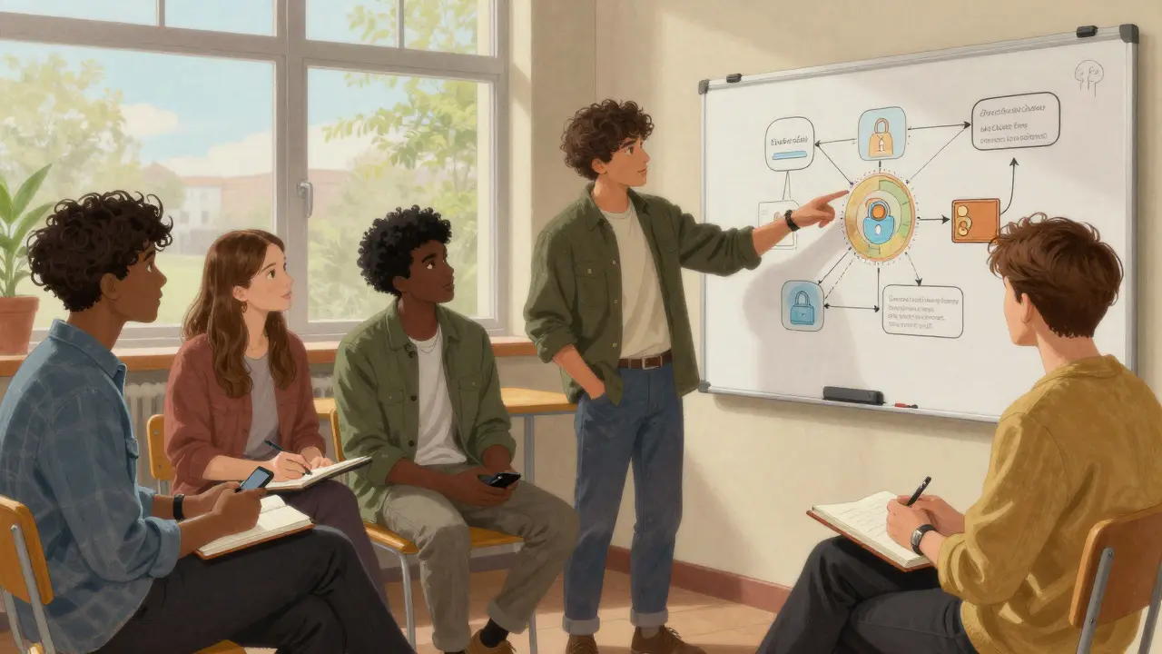 Community learns crypto basics in classroom