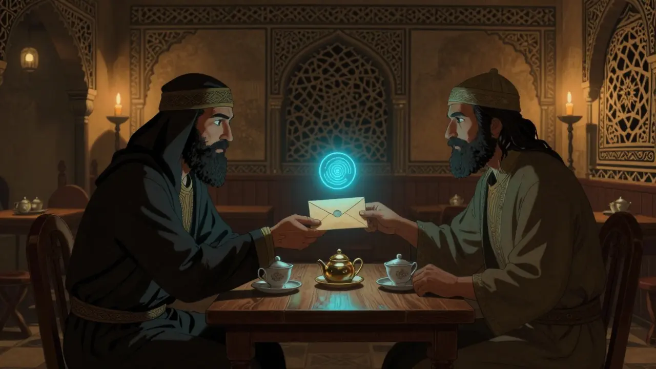 Secret P2P crypto exchange in an Egyptian tea house