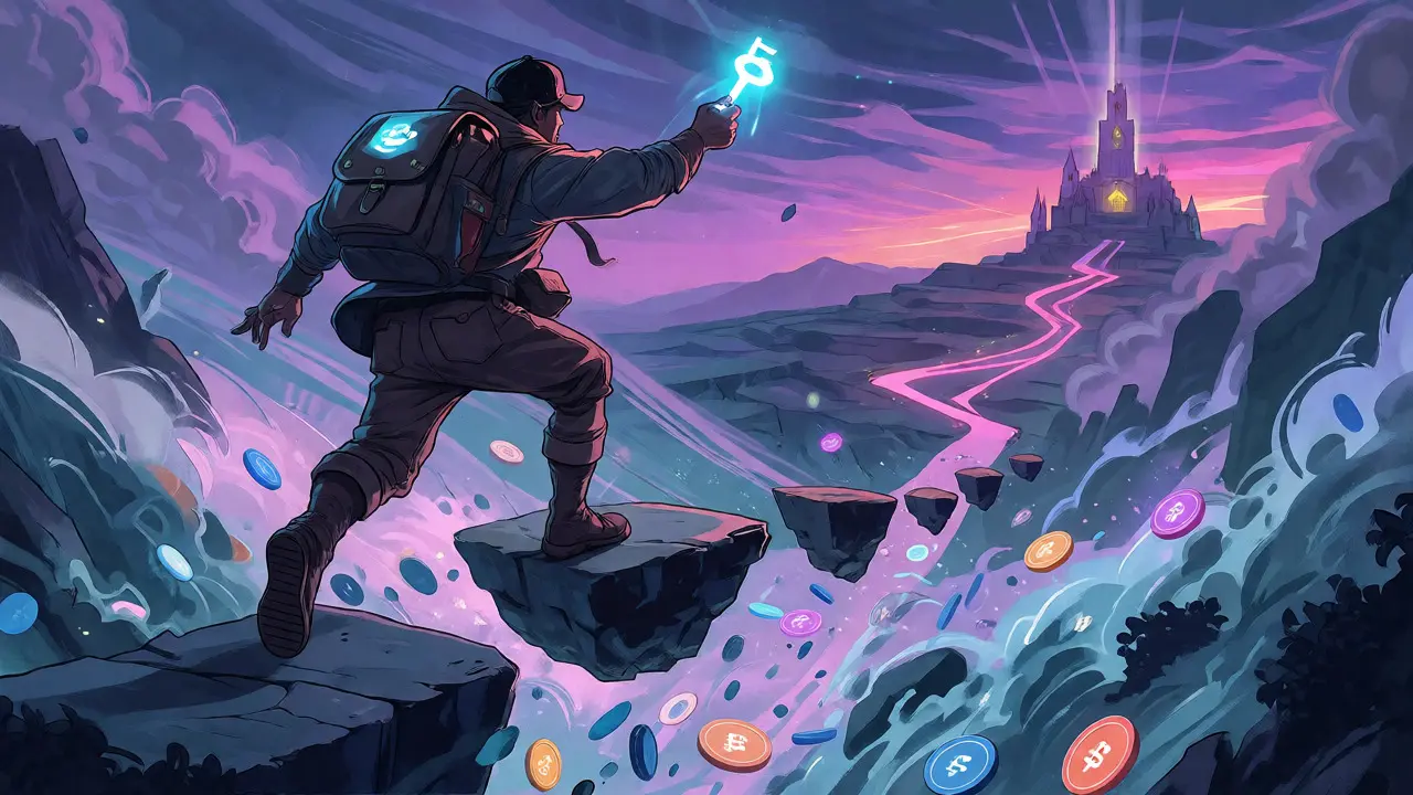 Adventurer navigating the Astar Network to claim rewards