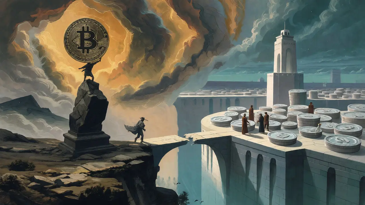 Contrast between El Salvador's risky crypto adoption and stable global CBDC trends